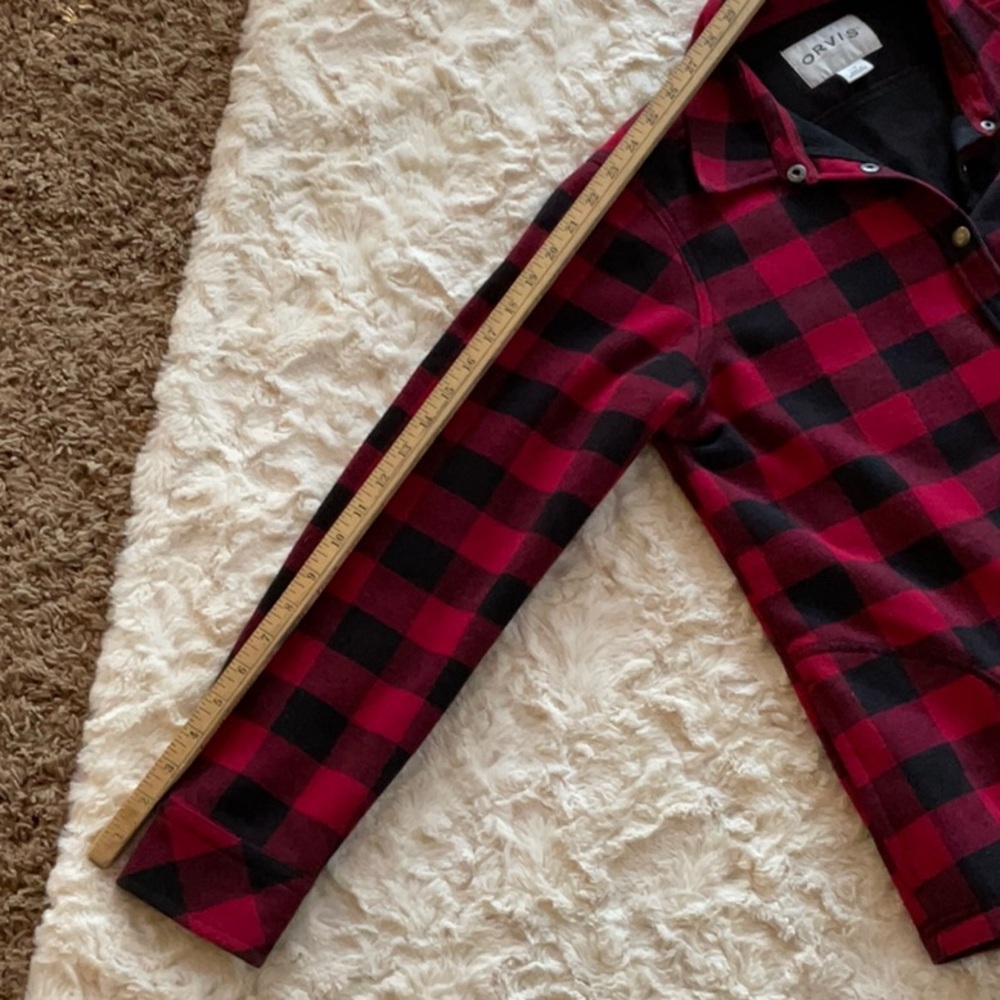 Orvis Red and Black Checkered Shirt - Picture 8 of 8